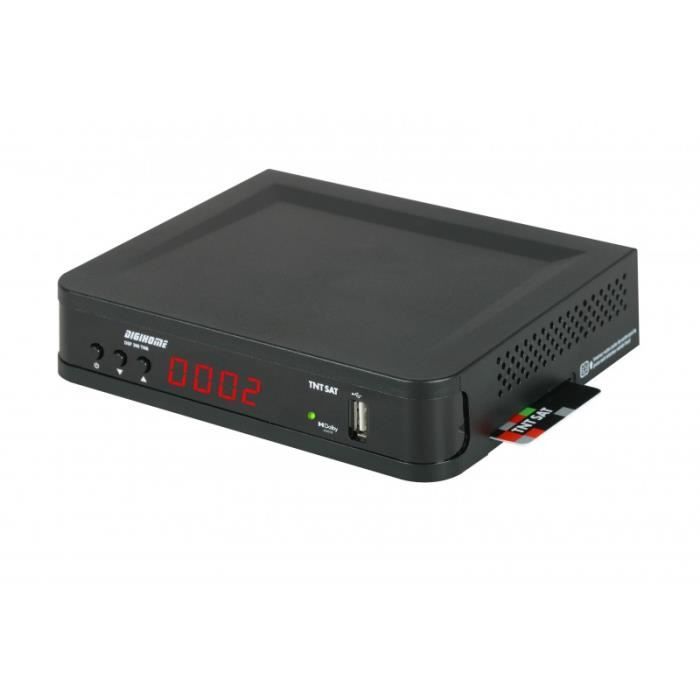 DIGIHOME DSF 300 TNB RÉCEPTEUR SATELLITE TNTSAT HD USB PVR (AVEC CARTE) -  Cdiscount TV Son Photo