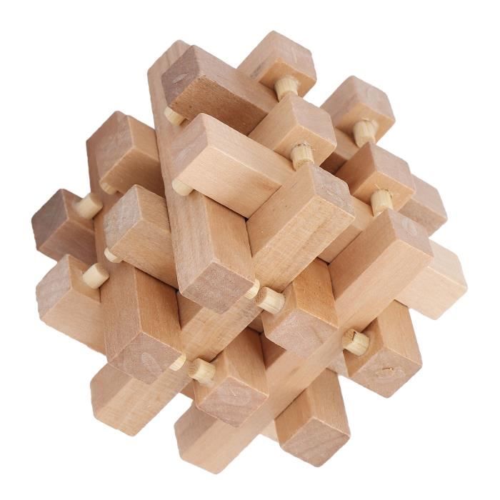 VGEBY Casse-tête en bois Jeu de puzzles intelligents à emboîtement jouet en  bois adulte casse-tête jouet puzzle serrure jouet - Cdiscount Jeux - Jouets