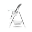 LIONELO Linn Plus - Chaise haute évolutive bébé - Pliable - Compacte - Réglable hauteur - De 6 mois à 3 ans (15kg) - Gris-2