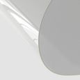 🍀2946Protecteur de table Protection de Table NAPPE DE TABLE - Anti-Chaud Couverture de Table transparent Ø 100 cm 2 mm PVC-2