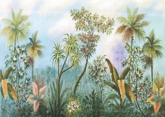3D Papier Peint Panoramique Soie 400x280cm Papier Peint Jungle ...