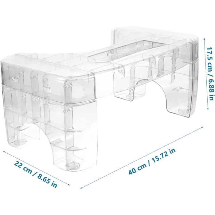 Tabouret De Toilette Ergonomique Adulte - Accroupissement Naturel | Anti-Dérapant, Portable | Pour Constipation & Hémorroïdes