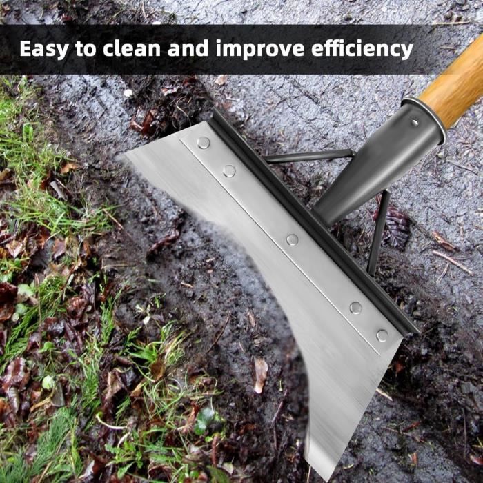 Zocipro Pelle Jardinage, Pelle de Nettoyage Multifonctionnelle, Pelle de Jardin, Jardinage Outillage avec Manche pour Désherber, Nettoyer, Planter, Fertiliser, Pelleter la Neige Zocipro Pelle Jardinage, Pelle de Nettoyage Multifonctionnelle, Pelle de Jardin, Jardinage Outillage avec Manche pour Désherber, Nettoyer, Planter, Fertiliser, Pelleter la Neige
