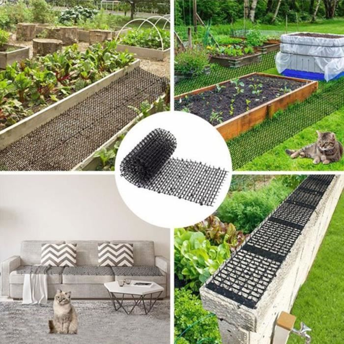 Clôture à piques anti chat chien jardin animaux extérieur protection — free download