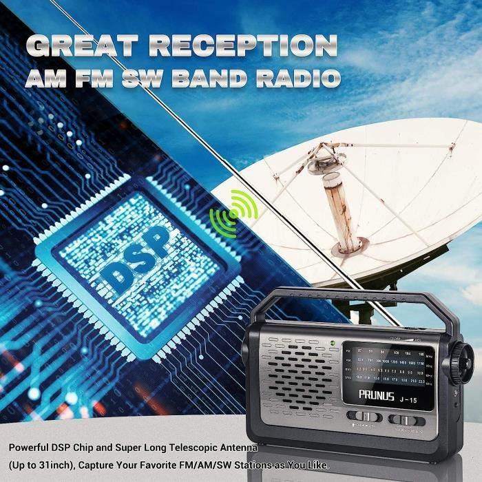 Tr626 Poste Radio Portable, Radio Pile Et Secteur, Fm Am Sw Lw