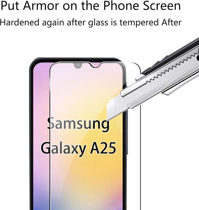 Verre Trempé pour Samsung Galaxy A25 5G [Pack 4] Film Vitre Protection  Ecran Phonillico® - Cdiscount Téléphonie