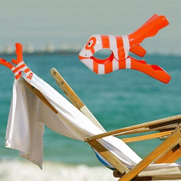 Pinces à Serviette De Plage,Lot De 6 Pinces à Linge,Grandes Pinces à