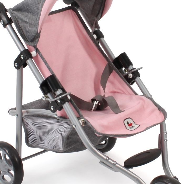 Bayer Chic - Poussette-canne jogging Lola - chiné navy-gris