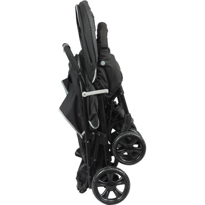 Poussette Double BAMBISOL Toute équipée Habillage pluie inclus