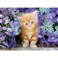 Puzzle - Clementoni - Ginger cat in flowers - 500 pièces - Multicolore - Adulte-0