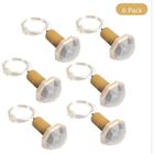IAMS CHIEN 6pcs 0.8M 9LED Guirlandes Lumineuses LED Solaire Bouchon de la Bouteille Fil de Cuivre Lumière Décorative pour Mariage Guinguette