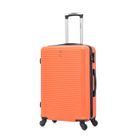 CELIMS FRANCE - Valise Moyenne Taille 65cm Week-End | ABS | 4 roulettes 360° | Serrure Intégrée | Orange