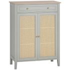 HOMCOM - Meuble à chaussures - MDF - 80x40x110cm - Vert