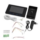 VBESTLIFE sonnette d'interphone vidéo Interphone vidéo filaire 7 pouces HD 1,3 million de pixels 150 ° sonnette outillage carillon