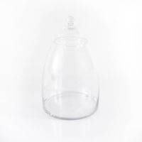 INNA-Glas Grande Bonbonnière - Bocal en verre avec son couvercle, MIRA, transparent, 38,5cm, Ø 13cm - Bonbonnière en verre