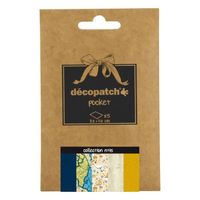 Decopatch - Deco Pocket 5 feuilles 30x40cm - Collection N 15