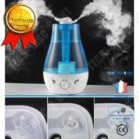 TD® Humidificateur Mini-maison vaporisant purificateur d'air 2.5L avec lampe LED Accessoire de Traitement d'Air