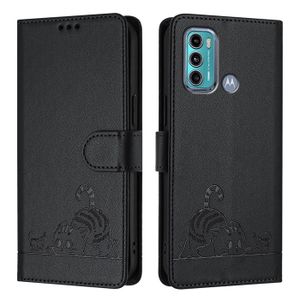 Étui Portefeuille Pour Motorola Moto G60S – Cuir Synthétique Noir – Neuf – Protection Complète