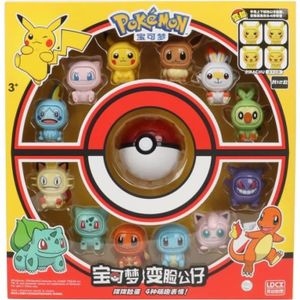 Mini figurine Pokémon Pikachu pour enfants jouets modèles poupées figurines  Kawaii ornements en gros 2-3cm 6x24 pièces lot de 144 pièces