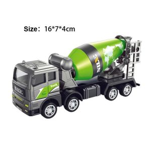 VOITURE - CAMION Camion de ciment - Tracteur jouet grue pelleteuse Bulldozer, 5 Styles, ingénierie, modèle de voiture classiqu