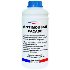 PEINTURE - VERNIS Antimousse Facade - Pot 1 L   - Codeve Bois