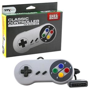 2 x Retro Super Nintendo SNES USB Console Manette de Jeu Pour Win Mac SF PC  Gamepads - Cdiscount Jeux vidéo