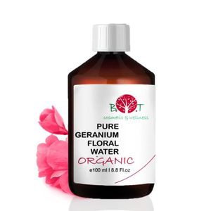 EAU MICELLAIRE - LOTION Eau Florale Organique de Rose Geranium Hydrolat 10