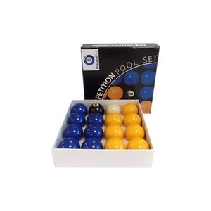 ACCESSOIRE BILLARD Billes Pool Jaune & Bleu Standard 50,8 mm