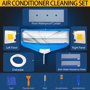 Sac de protection étanche suspendu - kit de nettoyage climatiseur