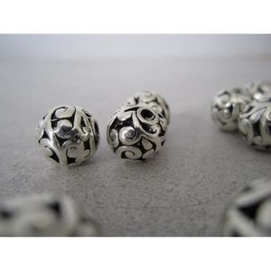 Charm's Lot De 10 Perles Séparateurs Style Tibétain Charms