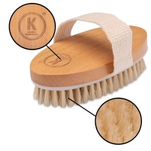 GANT GOMMAGE - MASSAGE K-Pro Brosse pour le corps Dry Brush Natural Brist