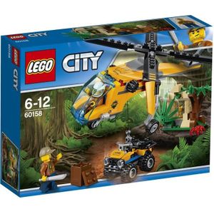 ASSEMBLAGE CONSTRUCTION LEGO® City 60158 L'Hélicoptère de la Jungle