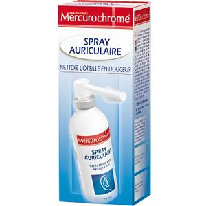 NETTOYANT POUR OREILLE Mercurochrome Spray Auriculaire 75ml
