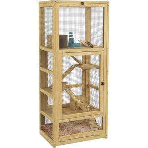 CAGE Cage pour rongeurs petits animaux en bois 5 niveau