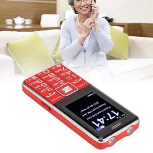Téléphone portable Téléphone portable pour personnes gées G600 Téléph