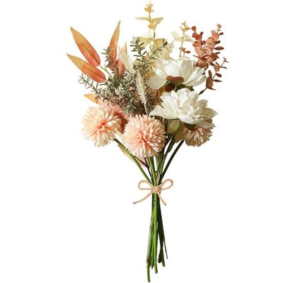 Jewlri Fleur Artificielles Fausse Bouquet de Faux Dahlia Fleurs Rose pour Mariage la Décoration Jewlri Fleur Artificielles Fausse Bouquet de Faux Dahlia Fleurs Rose pour Mariage la Décoration