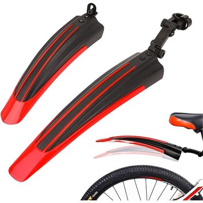 Lot De 4 Garde-boue Arrière VTT – Universels, Plastique Polypropylène, 33.5 Cm – Protection Boue