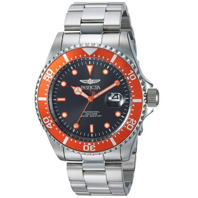 Invicta 22022 Pro Diver Montre Homme acier inoxydable Quartz Cadran noir Achat vente montre Homme Acier Cdiscount