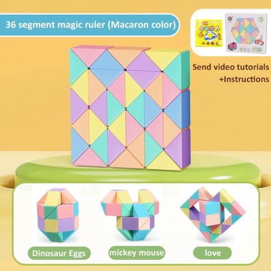 Cube Magnétique Infini – 3D Puzzle Transformable – Jeu D’entraînement Cérébral Et Anti-stress – Cadeau Fille Garçon Dès 8 Ans
