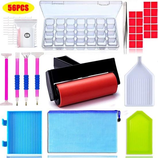 OUTIL DE PEINTURE Au Diamant Plateau Plaque Strass Photo Kit Perles EUR