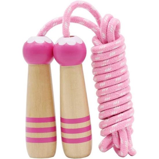 Corde à Sauter Réglable Pour Enfants - Poignées Antidérapantes ABS - Corde PVC 3m - Sport Et Amusement