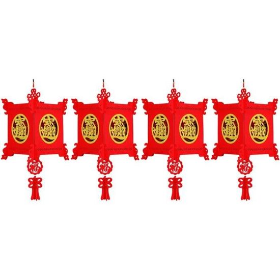 4 Lanternes LED De Noël - Décoration D'intérieur Et D'extérieur, Lumière Blanche Chaude, Fonctionne Sur Piles