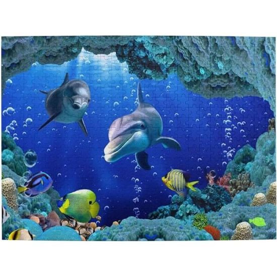 Lot De 40 Plaques De Porte En Bois – Motifs Cheval Et Dauphin, Pour Enfants