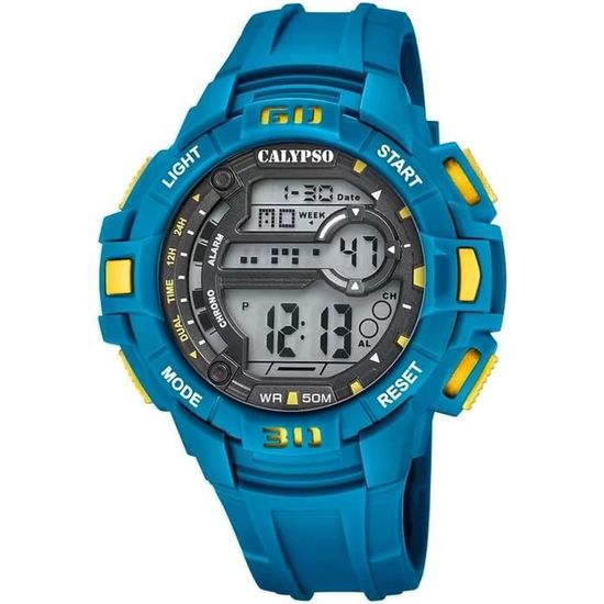Calypso numérique K5836/2 Turquoise, - Achat/vente montre Blanc - Cdiscount