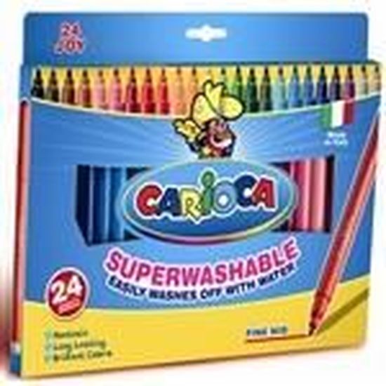 Carioca feutre tampon Superwashable 12 pièces = 12 couleurs et 12