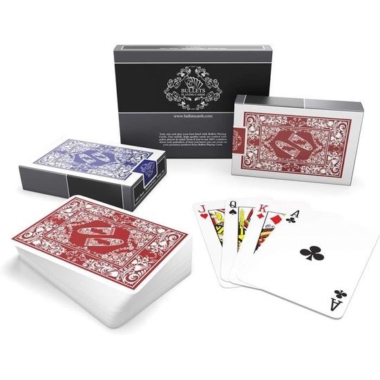 Cartes à jouer personnalisées – Jeu de 52 cartes personnalisé avec 2