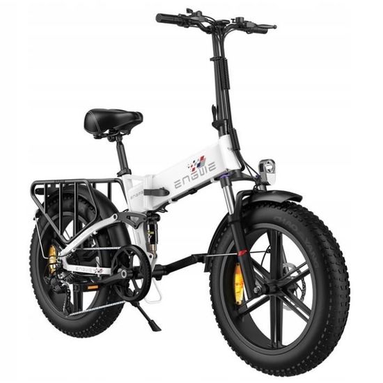 Vélo Électrique Pliable 20” ENGWE Engine X 500W,48V13Ah batterie,Tout suspendu,Shimano 7 vitesses