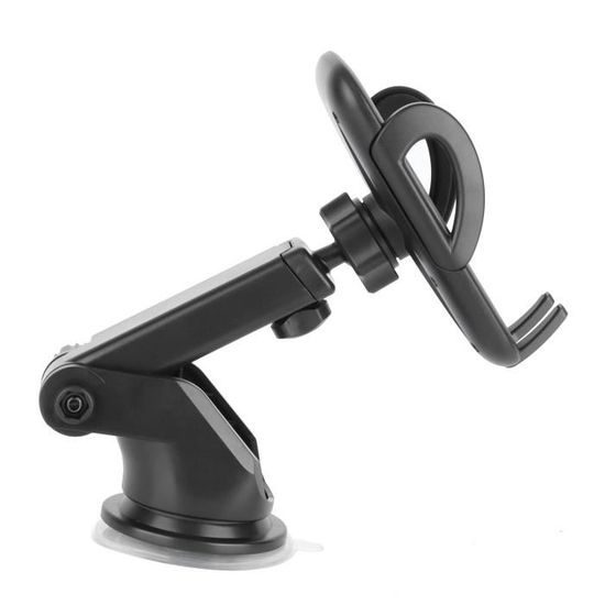 Support Téléphone Voiture Ventouse CIRYCASE Universel 360° - Fixation Pare-Brise Tableau Bord