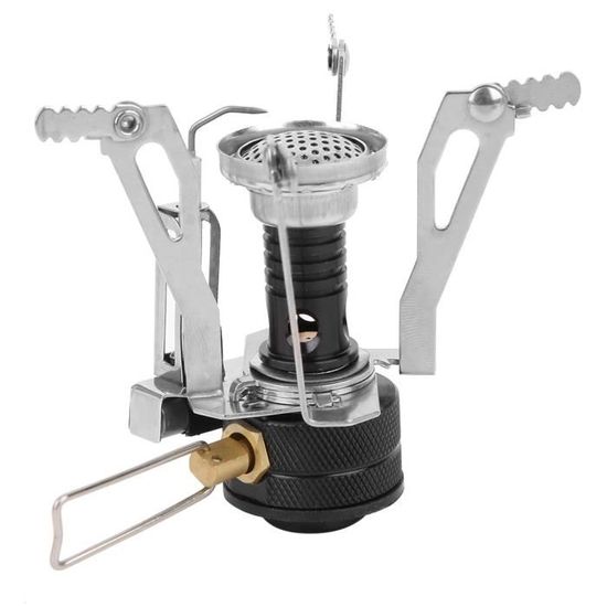 Mini Réchaud De Camping Ultraléger DECHO-C – 25g, Titane, Pliable, 2700W, Pour Randonnée Et BBQ
