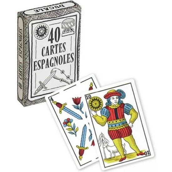 Jeux de 40 cartes espagnoles Cdiscount Jeux Jouets